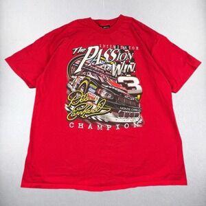 Dale Earnhardt T-Shirt Mens XL Red NASCAR Chase Authentics Intimidator Racing